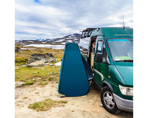 Намет санітарний NILS CAMP NC1706, 120 х 120 х 190 см, синьо-зелений