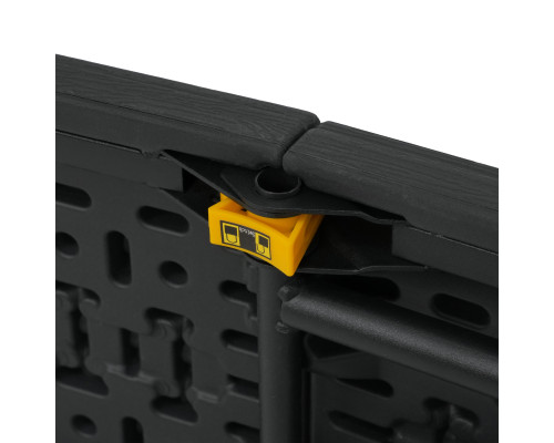 Лавка розкладна NILS CAMP NC3404, 183 х 28 х 43 см, чорна