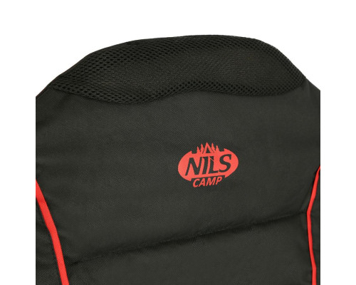 Крісло для кемпінгу NILS CAMP NC3080 чорно-червоний Крісло для кемпінгу NILS CAMP NC3080 чорно-червоний