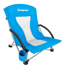 Крісло розкладне для кемпінгу KING CAMP Blue - низьке