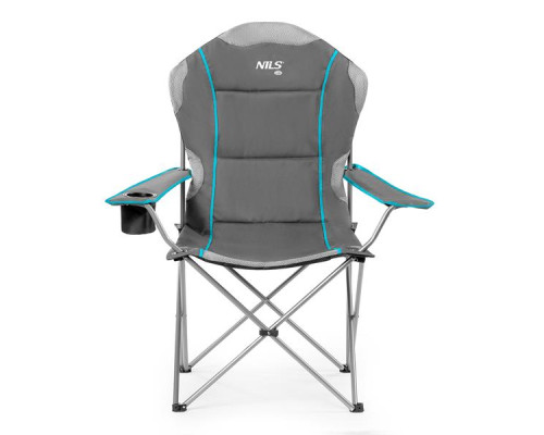 Крісло для кемпінгу NILS CAMP NC3080, сіре