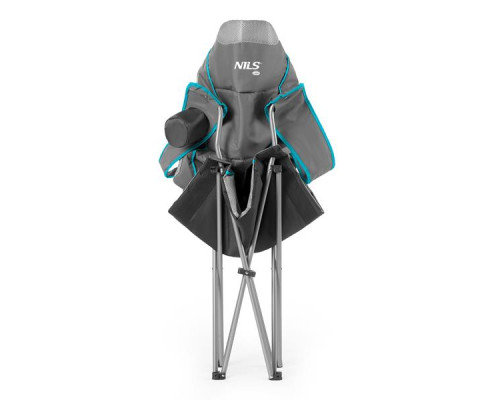 Крісло для кемпінгу NILS CAMP NC3080, сіре