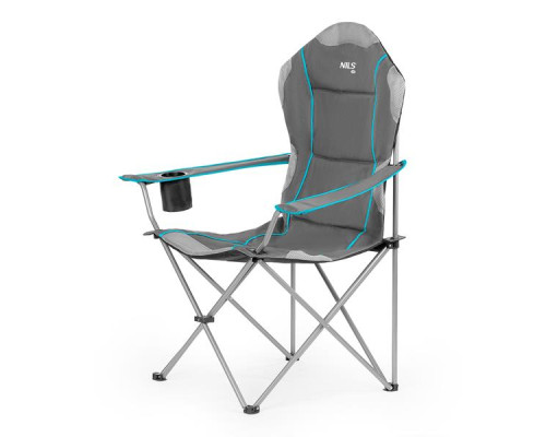 Крісло для кемпінгу NILS CAMP NC3080, сіре