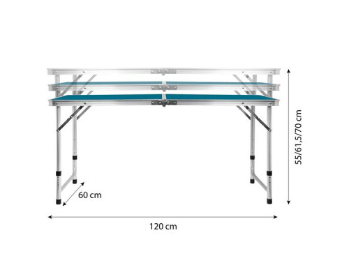 Стіл кемпінговий розкладний NILS CAMP NC1605, синій