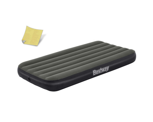 Матрац надувний Bestway 6713L 188x99 см, чорно-сірий