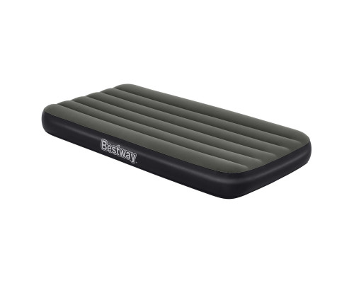 Матрац надувний Bestway 6713L 188x99 см, чорно-сірий