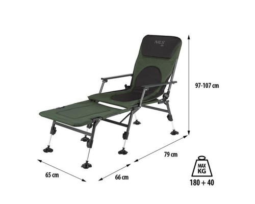 Рибальське крісло NILS CAMP NC1802 SET Рибальське крісло NILS CAMP NC1802 SET