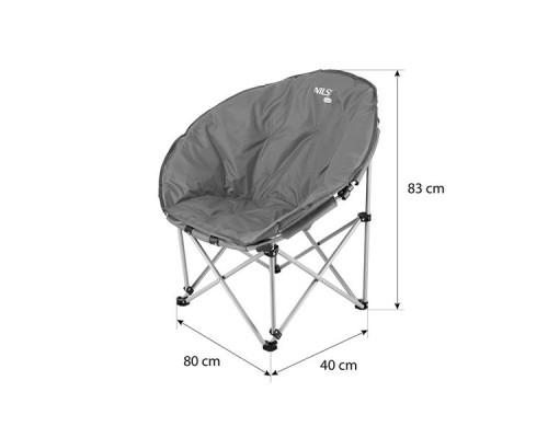 Крісло для кемпінгу NILS CAMP NC3070 сірий