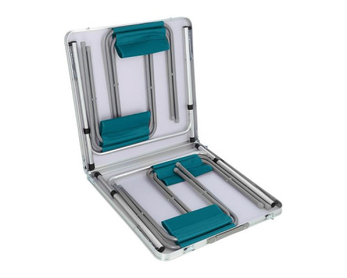 Стіл розкладний NILS CAMP NC1633 з 4 стільцями, синій