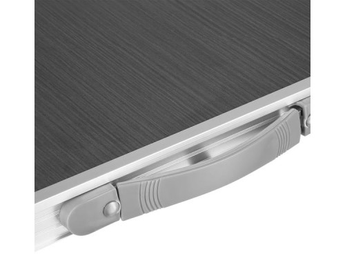 Стіл розкладний NILS CAMP NC1633 з 4 стільцями, темно-сірий