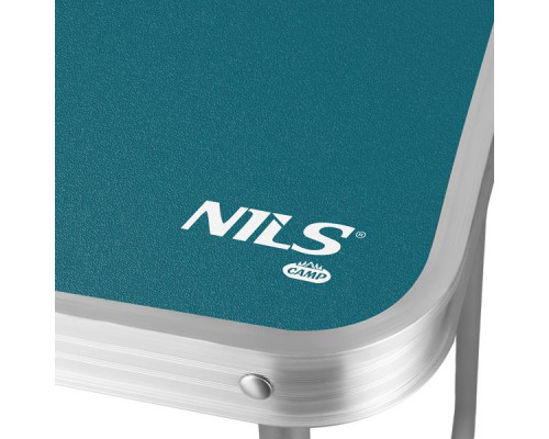 Стіл кемпінговий NILS CAMP NC3401 80 x 60 x 70 см, блакитний