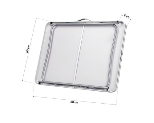 Стіл кемпінговий NILS CAMP NC3401 80 x 60 x 70 см, темно-сірий