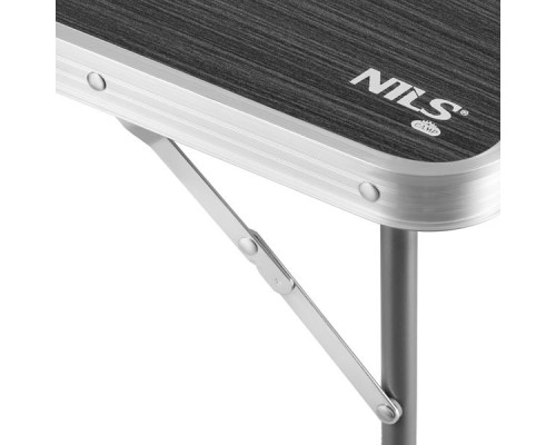 Стіл кемпінговий NILS CAMP NC3401 80 x 60 x 70 см, темно-сірий