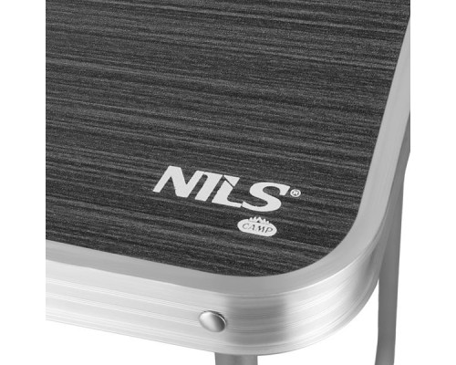 Стіл кемпінговий NILS CAMP NC3401 80 x 60 x 70 см, темно-сірий