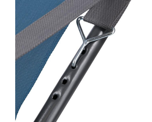 Крісло для кемпінгу NILS CAMP NC3022, 132 х 60 х 15 см - синє