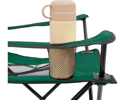 Крісло для кемпінгу NILS CAMP NC3302, темне-зелене