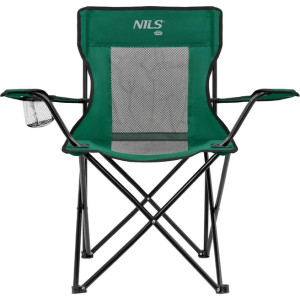 Крісло для кемпінгу NILS CAMP NC3302, темне-зелене