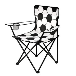 Крісло для кемпінгу NILS CAMP NC3303, чорно-біле