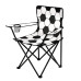 Крісло для кемпінгу NILS CAMP NC3303, чорно-біле