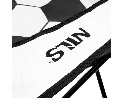 Крісло для кемпінгу NILS CAMP NC3303, чорно-біле