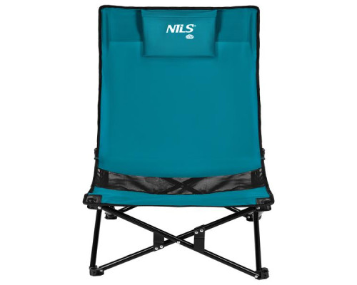 Крісло для кемпінгу NILS CAMP NC3306, синьо-чорне