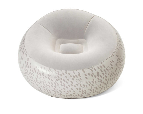 Крісло надувне Bestway 75052 112 x 112 x 66 см, сіре