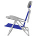 Крісло для кемпінгу 2в1 NILS CAMP NC3502, синьо-сіре