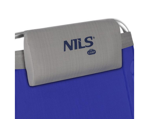 Крісло для кемпінгу 2в1 NILS CAMP NC3502, синьо-сіре