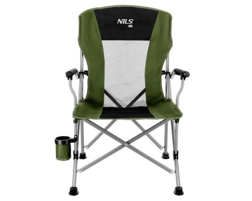 Крісло для кемпінгу NILS CAMP NC3701, зелене