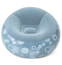 Крісло надувне Bestway 75052 112 x 112 x 66 см, блакитне