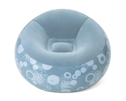 Крісло надувне Bestway 75052 112 x 112 x 66 см, блакитне