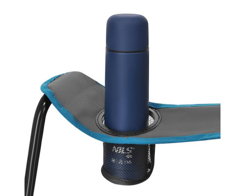 Крісло для кемпінгу NILS CAMP NC3706, сіре