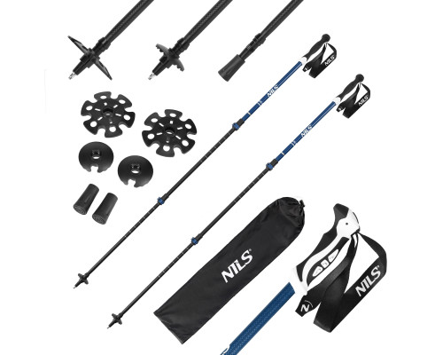 Трекінгові палиці NILS TK8601, сині