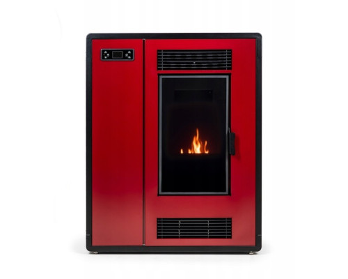 Пелетна піч-камін THUNDER ARIA RED 12 кВт