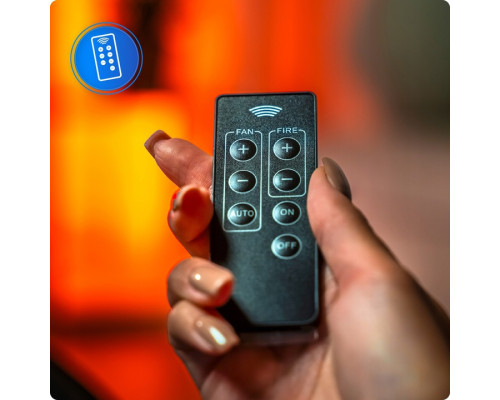 Пелетна піч-камін THUNDER ARIA RED 12 кВт