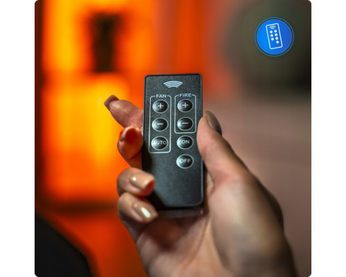 Пелетна піч-камін THUNDER GAREN BLACK 15 кВт