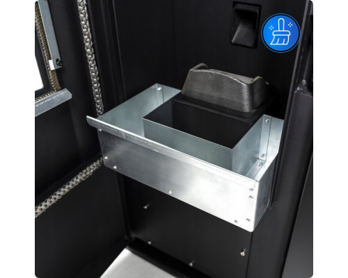 Пелетна піч-камін THUNDER GAREN BLACK 15 кВт