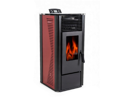 Пелетна піч-камін THUNDER KARMEN RED 10 кВт