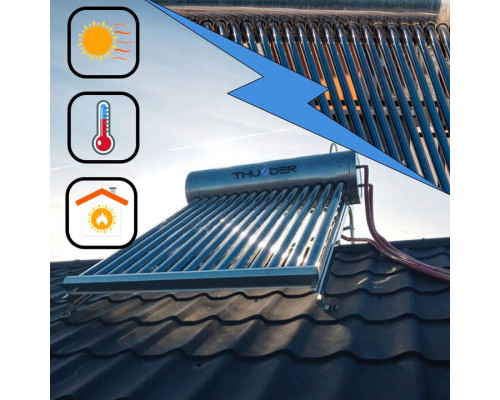 Напірний колектор з баком–200л–THUNDER