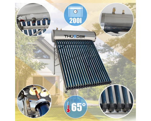 Напірний колектор з баком–200л–THUNDER