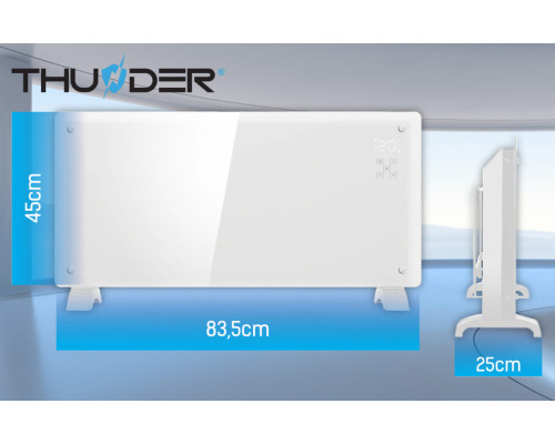 Обігрівач конвекторний THUNDER MODERN-WHITE – 2000Вт Обігрівач конвекторний THUNDER MODERN-WHITE – 2000Вт