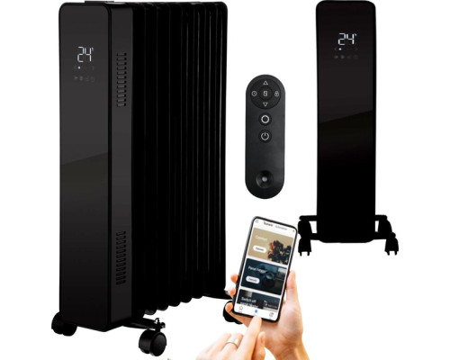 Масляний обігрівач THUNDER SIMPLE-BLACK – 2500Вт Масляний обігрівач THUNDER SIMPLE-BLACK – 2500Вт