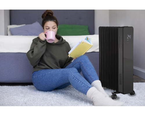 Масляний обігрівач THUNDER SIMPLE-BLACK – 2500Вт Масляний обігрівач THUNDER SIMPLE-BLACK – 2500Вт
