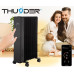 Масляний обігрівач THUNDER SIMPLE-BLACK – 2500Вт
