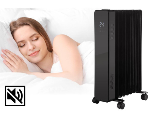 Масляний обігрівач THUNDER SIMPLE-BLACK – 2500Вт Масляний обігрівач THUNDER SIMPLE-BLACK – 2500Вт