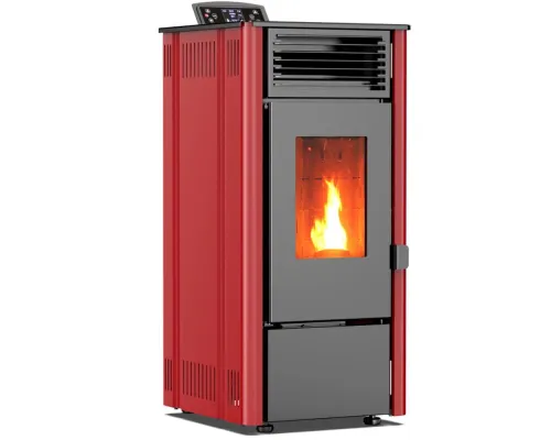 Пелетна піч-камін Thunder Sophia Red 8,1кВт