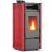 Пелетна піч-камін Thunder Sophia Red 8,1кВт