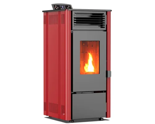 Пелетна піч-камін Thunder Sophia Red 8,1кВт