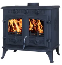 Дров'яна піч-камін чавунна Thunder Atar 10кВт