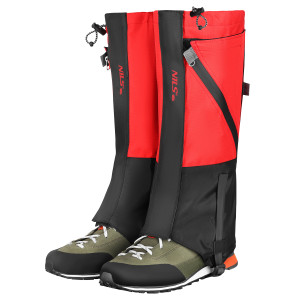 Гамаші туристичні NILS CAMP NC17112, чорно-червоні